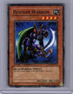 Yugioh Duel Terminal 2 #DT02-EN055 Panther Warrior Lightly played - Image 1