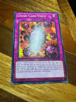 Crush Card Virus SR06-EN031 1st Edition Common LP + BONUS - Image 1