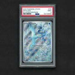 2025 Pokemon JTG EN Journey Together #161 Articuno Illustration Rare PSA 9 IR - Image 1