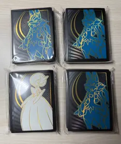 Lot Of 4: Pokemon Mega Evolution ETB Card Sleeves Gardevoir + Lucario - Image 1