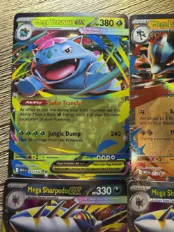 Huge 28 Card Mega Pokemon Lot: Mega Venasaur, Lucario, Gardevoir, Sharpedo, Etc! - Image 4