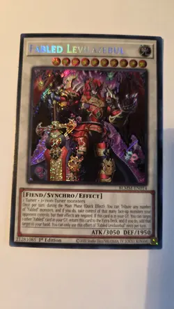 BLMM-EN014 Fabled Levilazebul Secret Rare Yu-Gi-Oh Card 1st Edition MINT! - Image 1