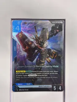GD01-003 Unicorn Gundam 02 Banshee (Destroy Mode) LR - Gundam Card Game TCG - Image 1