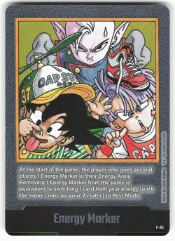 Energy Marker E-85 Silver Fusion World Dragon Ball Super Card - Image 1