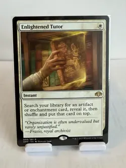 MTG Enlightened Tutor Instant Rare White Dominaria Remastered Regular #006 - Image 1