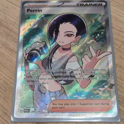 Pokemon Perrin Full Art Trainer Holo Ultra Rare Sv06 Twilight Masquerade 209/167 - Image 1