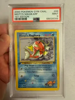 2000 Pokemon - 1st Edition Misty’s Magikarp - Gym Challenge 88/132 - PSA 9 Mint! - Image 2