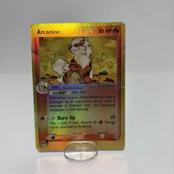Pokemon Arcanine Reverse Holo Rare Sandstorm Ex Vintage E Reader 2003 15/100 - Image 1