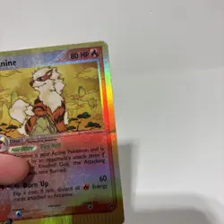 Pokemon Arcanine Reverse Holo Rare Sandstorm Ex Vintage E Reader 2003 15/100 - Image 2