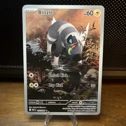 Pokemon TCG Blitzle Illustration Rare Holo White Flare English #114/086 NM+ - Image 1