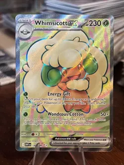 Pokemon TCG S&V White Flare Whimsicott EX 157/086 English - Image 1