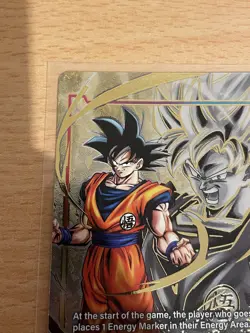 Son Goku Energy Marker Gold E01-01 Dragon Ball Fusion World Card English - Image 2