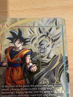 Son Goku Energy Marker Gold E01-01 Dragon Ball Fusion World Card English - Image 3