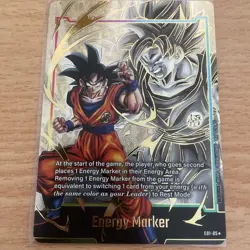 Son Goku Energy Marker Gold E01-05 Dragon Ball Fusion World Card English - Image 1
