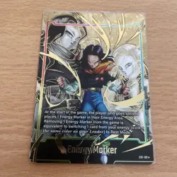 Android 17 18 Energy Marker Gold E01-09 Dragon Ball Fusion World Card English - Image 1