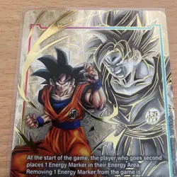 Son Goku Energy Marker Gold E01-05 Dragon Ball Fusion World Card English - Image 2