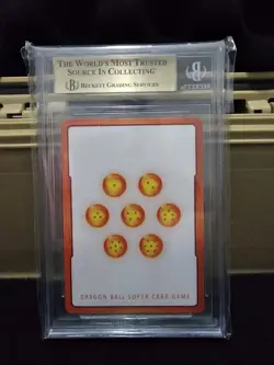 Dragon Ball Card - BGS 10 Energy Marker Goku Black E01-07 Fusion World English - Image 2