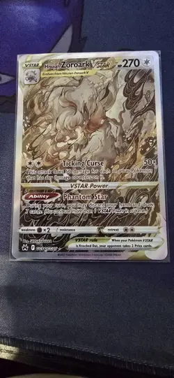 Pokemon TCG Hisuian Zoroark VSTAR GG56/GG70 Crown Zenith: Galarian Gallery NM/M - Image 1