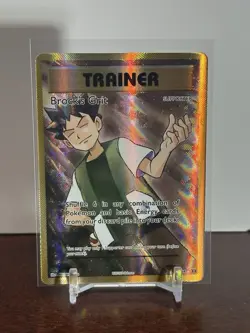 Pokemon TCG Brock's Grit Full Art Ultra Rare Card 107/108 XY Evolutions Holo - Image 1