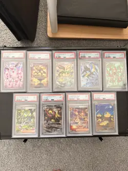 2025 Pokemon japanese psa 10/9 Lot Of 9 Cards - Image 1