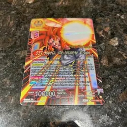 SS4 Gogeta the Ultimate Fusion PRERELEASE Foil Dragon Ball Super Card Game | NM - Image 4