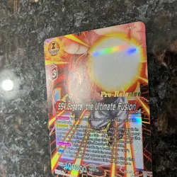 SS4 Gogeta the Ultimate Fusion PRERELEASE Foil Dragon Ball Super Card Game | NM - Image 5