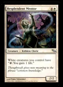 Resplendent Mentor LP Light Play Shadowmoor MTG [9810] - Image 1