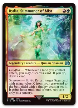 Rydia, Summoner of Mist #239 (Foil) (NM) Final Fantasy FIN Magic MTG - Image 1