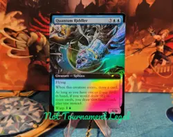 FTP Quantum Riddler Foil Extended Art MTG EOE - Image 1