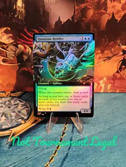 FTP Quantum Riddler Foil Extended Art MTG EOE - Image 2