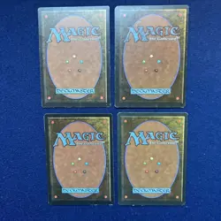 MTG x4 The Dark Apprentice Wizard LP English 1994 4 Total - Image 2