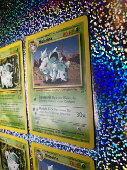 Pokemon TCG Unlimited Base Set 2 Regular: 53/130 Nidorina; 82/130 Nidoran - Image 3