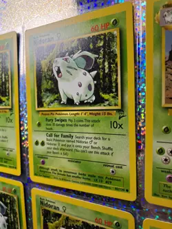 Pokemon TCG Unlimited Base Set 2 Regular: 53/130 Nidorina; 82/130 Nidoran - Image 5