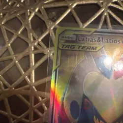 Pokemon Latias & Latios GX 105/095 Super Rare Full Art Tag Team Holo SM9 Card - Image 5