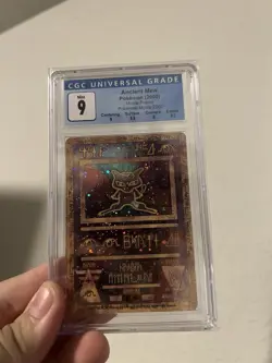 2000 Pokemon TCG Ancient Mew Pokemon Movie Promo CGC Graded Mint 9 - Image 1