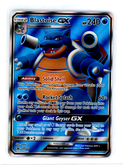 Pokemon TCG Blastoise GX SM189 Black Star Promo Sun & Moon Holo NM - Image 1