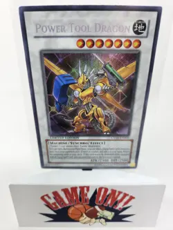 YuGiOh Power Tool Dragon CT06-EN001 Limited Edition Secret Rare NM - Image 1