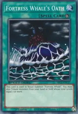 Fortress Whale's Oath - SBC1-ENC17 - Common - 1st Edition - Lightly Played - Image 1