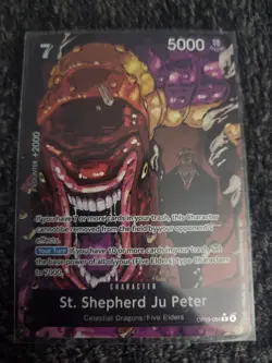 ST. SHEPARD JU PETER (ALTERNATE ART) OP13-084 CARRYING ON HIS WILL - Image 1