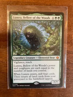 Lumra, Bellow of the Woods Bloomburrow NM Mythic MAGIC MTG CARD - Image 1