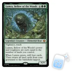 LUMRA, BELLOW OF THE WOODS Bloomburrow BLB Magic MTG MINT CARD - Image 1