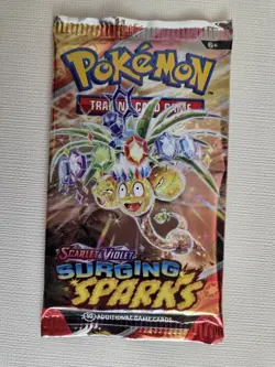 Lot Of 4 Pokemon TCG Scarlet And Violet Surging Sparks Booster Packs New Sealed - Image 4