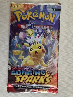 Lot Of 4 Pokemon TCG Scarlet And Violet Surging Sparks Booster Packs New Sealed - Image 5