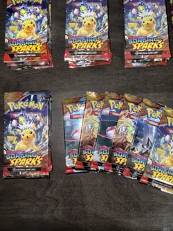 Pokemon TCG Scarlet And Violet Surging Sparks Sealed Booster Packs Lot Of 6 - Image 5