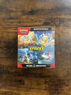 Pokemon TCG Scarlet & Violet Surging Sparks Booster Bundle Lot Of 3 New Sealed - Image 2
