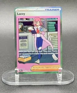 Lacey 175/131 SIR Pokemon Prismatic Evolutions Special Illustration Rare Holo NM - Image 2