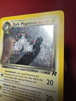 Dark Magneton 11/82 Holo Rare Team Rocket Pokemon Card MP - Image 4