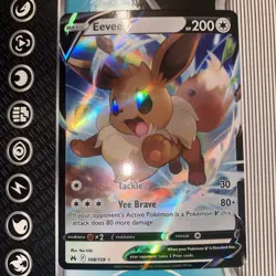 Eevee v Crown Zenith Ultra Rare Card #108/159 Near Mint Condition - Image 1