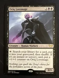 1x Oriq Loremage (80) Strixhaven: School of Mages LP MTG Magic the Gathering x1 - Image 1