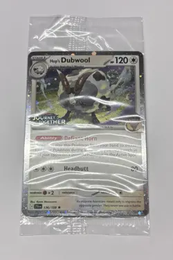 Pokemon TCG Hop's Dubwool Journey Together Best Buy Promo SWIRL 136/159 SEALED - Image 1